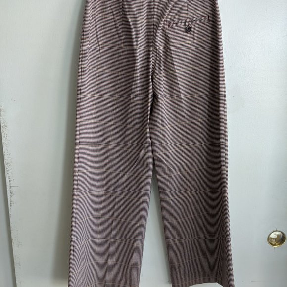 Mango Printed Plaid Pocket Trousers - Picture 9 of 10